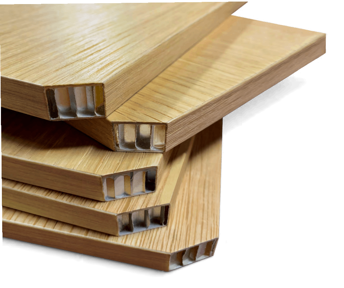 Veneered Honeycomb Panels